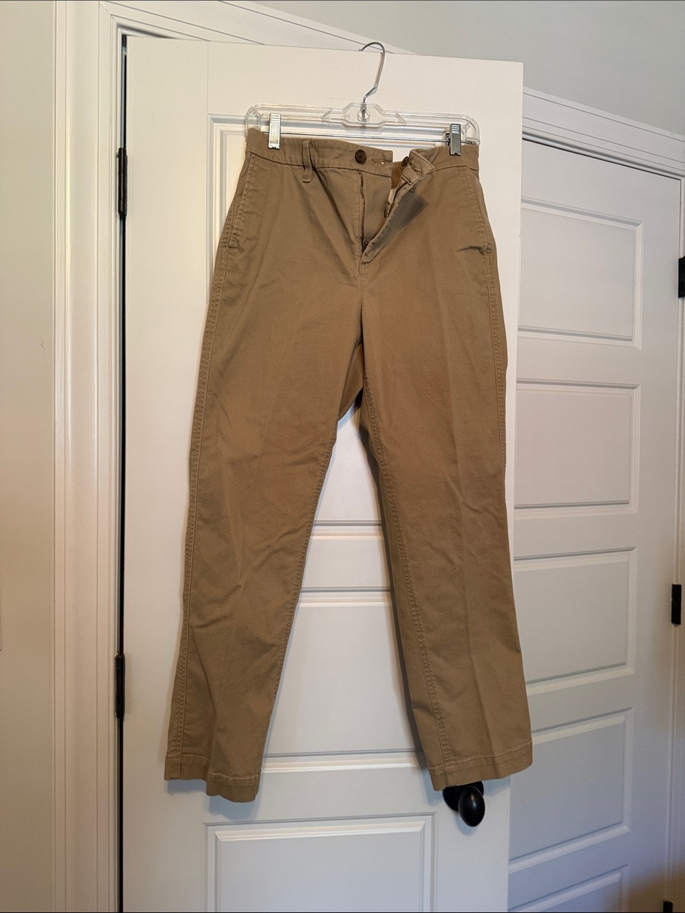 J. Crew Men's Straight Chinos in Khaki